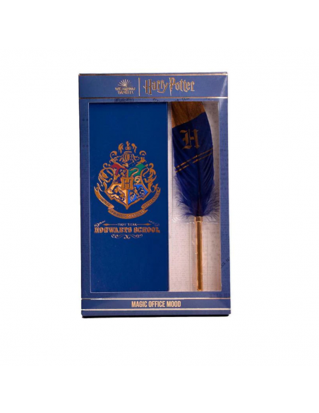 Set Boligrafo tipo pluma+Notebook HARRY POTTER - Mooving