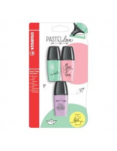 Resaltador STABILO Boss mini pastel Love BLT3
