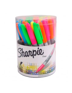 SHARPIE fine NEON Canister en pote de 36 UNID