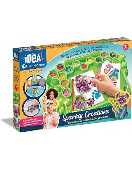 CLEMENTONI / Pegatinas en forma de gemas (18716)