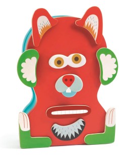 Juego magnético de madera- Monstruo, DJECO