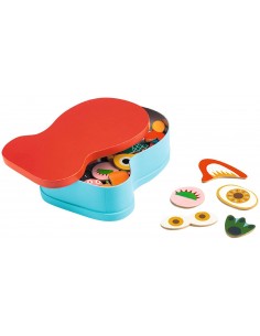 Juego magnético de madera- Monstruo, DJECO