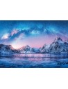 CLEMENTONI 35116 Rompecabeza 500pcs PEACE PUZZLE - LIGHT BLUE