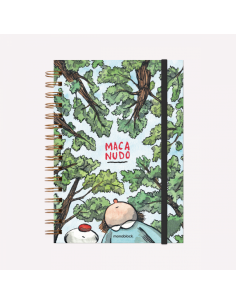 Cuaderno anillado A5 de 80 hojas lisas - Monoblock | Jobbi