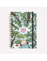 Cuaderno anillado A5 de 80 hojas lisas - Monoblock | Jobbi