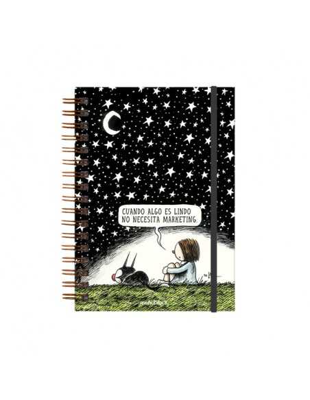 Cuaderno anillado A5 80 hojas rayadas - Monoblock | Jobbi