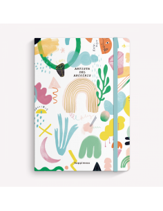Cuaderno Empastado - Artista del Arcoiris A5, Monoblock