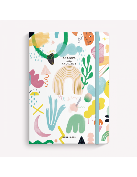 Cuaderno Empastado - Artista del Arcoiris A5, Monoblock
