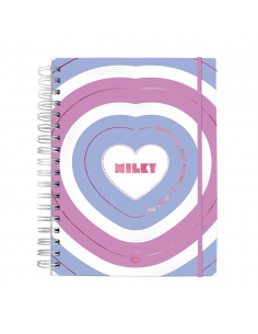 Cuaderno smart universitario Milky estampado DAC