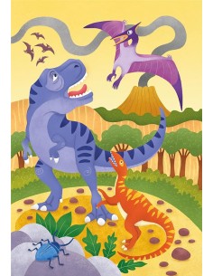Rompecabeza Dinosaurios / JOBBI / CLEMENTONI