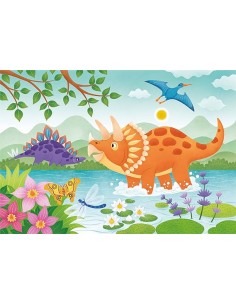 Rompecabeza Dinosaurios / JOBBI / CLEMENTONI