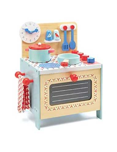 Juego de cocina de madera-35 x 37 x 24 cm, DJECO