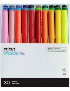 Marcadores Cricut de tinta infusibles, 30 unidades