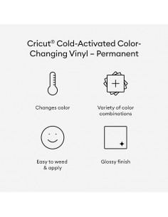 Vinilo activado en frío que cambia de color.