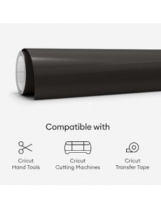 VINIL SMART PERMANENTE COLOR NEGRO CRICUT