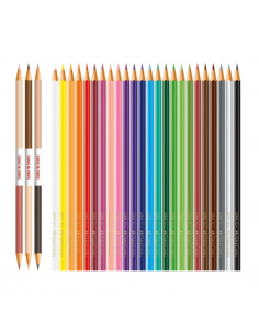 FABER CASTELL Colores de madera 24 unidades
