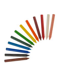 Crayones de cera extragruesos 12 unidades, FABER-CASTELL