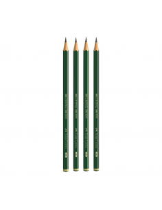 Blister de 4 lápices de grafito, FABER CASTELL