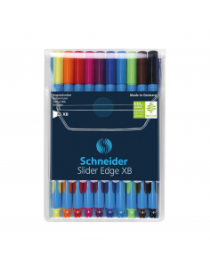 Set de 10 Lapiceros, Slider Edge, SCHNEIDER