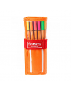 Set de 30 lapiceros de colores point 88 , STABILO