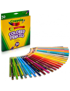 50 lápices de colores CRAYOLA