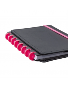Discos + elásticos Rosa neón, Cuaderno Inteligente