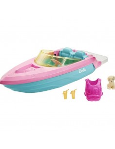 Barbie yate de ensueño + accesorios pet