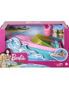 Barbie yate de ensueño + accesorios pet