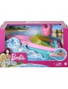 Barbie yate de ensueño + accesorios pet