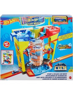 HOT WHEELS  SET LAVADO DE AUTOS STUNT & SPLASH