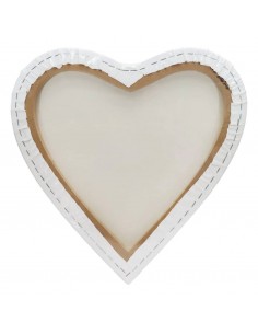 Lienzo en forma de corazón 40cm, MONTMARTE