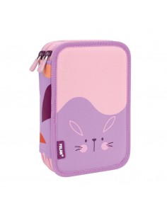 KIT 4 Estuches MILAN Fun Animals Violeta