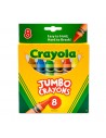 CRAYOLA CRAYON 8UND JUMBO