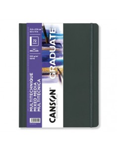 CANSON BOOK GRADUATE MIX MEDIA 200G A5