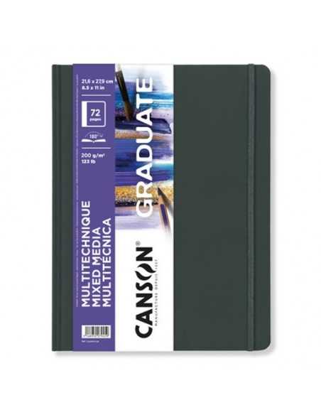 CANSON BOOK GRADUATE MIX MEDIA 200G A5