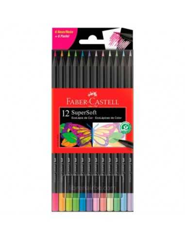 EcoLápices de 12 Colores SuperSoft,...