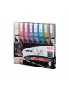 POSCA Marcadores de tiza liquida de 2.5 MM, estuche de 8 colores metalizados