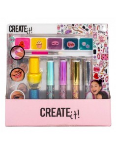 Kit de maquillaje metalizado 7 pcs Create It