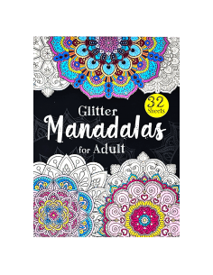 Libro para colorear mandalas glitter - RITO