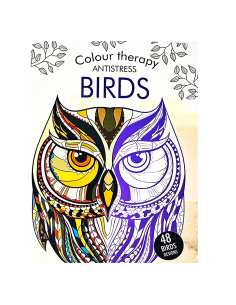 Libro para colorear therapy antistress birds RITO