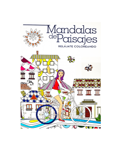 Libro para colorear Mandalas de paisajes relajate coloreando RITO