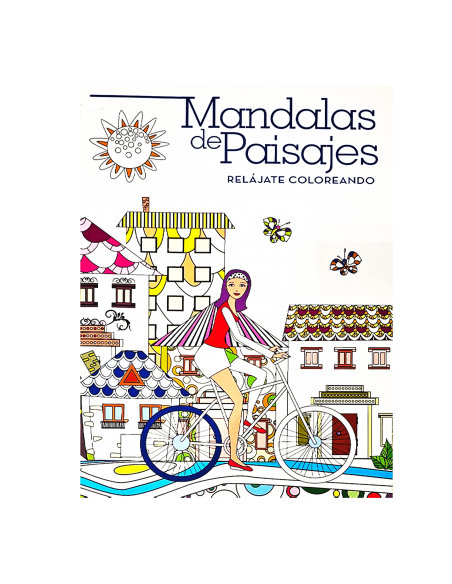 Libro para colorear Mandalas de paisajes relajate coloreando RITO