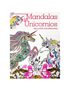 Libro para colorear mandalas de unicornios relajate coloreando RITO