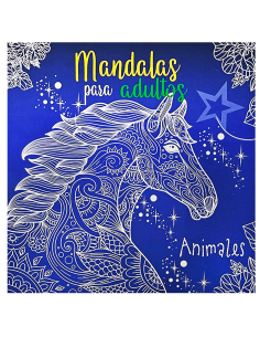 Libro para colorear mandalas animales p/adultos RITO