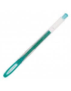 Boligrafo Signo Sparkling verde glitter Posca