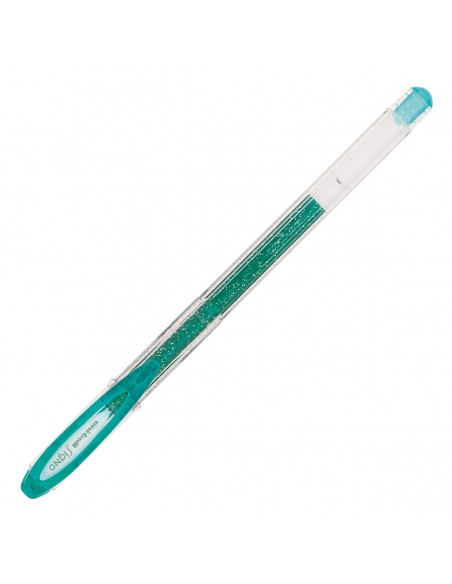 Boligrafo Signo Sparkling verde glitter Posca