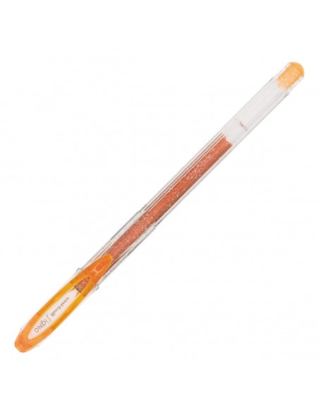 Boligrafo Signo Sparkling naranja con glitter Posca