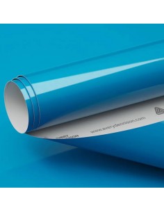 Adhesivo /vinil azul claro glossy 1.22mt x MT