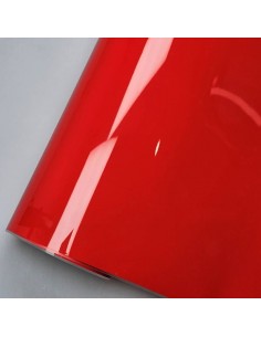 Adhesivo/vinil rojo glossy 1.22mt x MT
