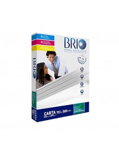 Hojas papel bond Tamaño Carta, BRIO
